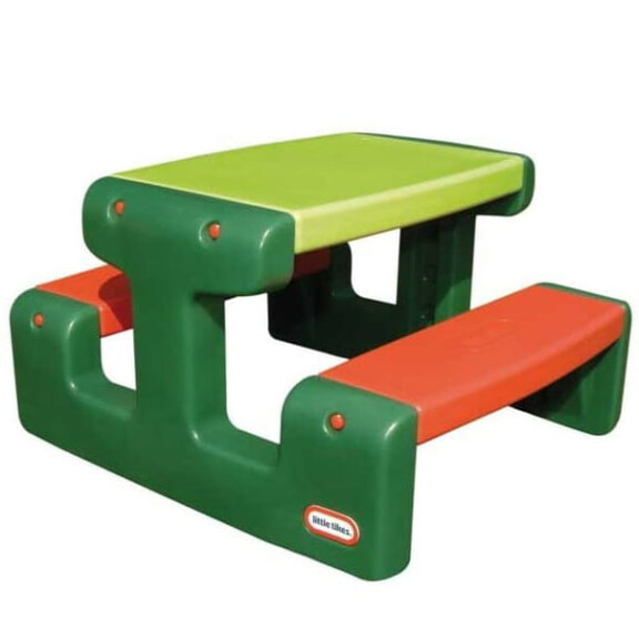 LITTLE TIKES KOLOROWY STOLIK PIKNIKOWY DLA DZIECI 4 OS.