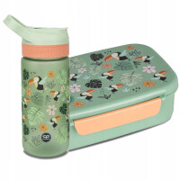 Zestaw Coolpack Bidon Bibby + Śniadaniówka Foody X Toucans
