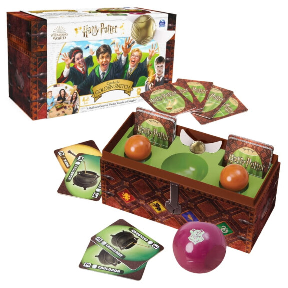 Spin Master Harry Potter Gra Karciana Filmowa Złap Złoty Znicz 8+