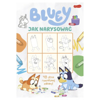 HarperKids Bluey Jak Narysować Książeczka Książka Dla Dzieci Samouczek Poradnik Rysowania