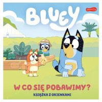 HarperKids Bluey W Co Się Pobawimy? Książka Z Okienkami Książeczka Dla Dzieci