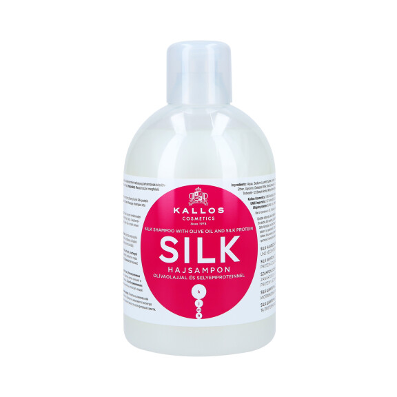 Kallos KJMN Silk Shampoo für strapaziertes Haar 1000 ml