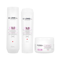 GOLDWELL DUALSENSES COLOR Shampoo 250ml + Conditioner 200ml + Kur 200ml