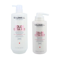 GOLDWELL DUALSENSES EXTRA RICH Shampoo 1l + Kur für dickes Haar 500ml