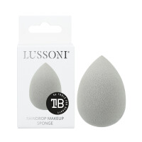 LUSSONI Tropfenförmiger Makeup Schwamm, Grau