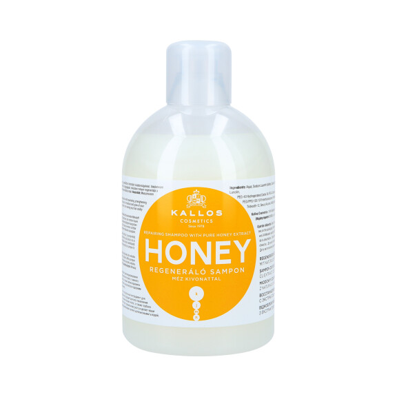 KALLOS KJMN Honey Odbudowujący szampon do włosów z miodem 1000ml