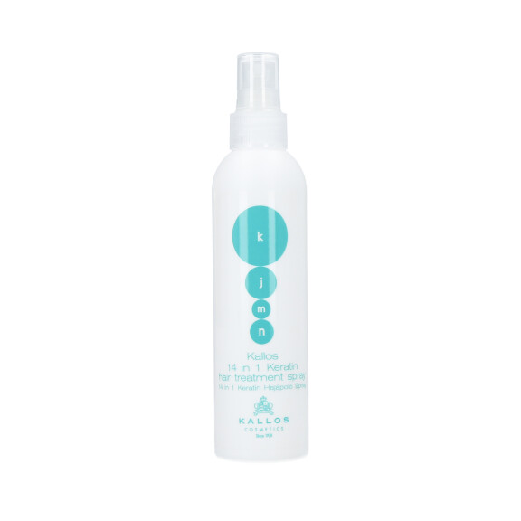 KALLOS Keratynowa kuracja do włosów w sprayu 14w1 200ml
