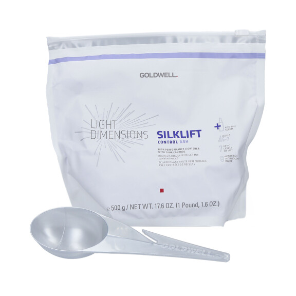 GOLDWELL LIGHT DIAMENSIONS SILKLIFT CONTROL ASH Rozjaśniacz do włosów do 7 tonów 500g