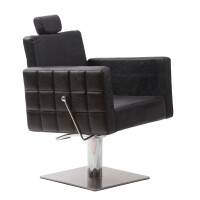 SAKAI LUXORY DE LUXE Fotel fryzjerski, czarny