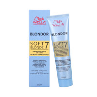 WELLA PROFESSIONALS BLONDOR SOFT BLONDE 7 Rozjaśniacz w kremie na bazie mieszanki olejków 200g