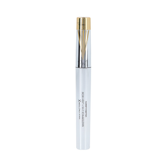 MAX FACTOR MASTERPIECE 2IN1 WOW BLACK BROWN 02 Wydłużający i nadający objętość tusz do rzęs czarny brąz 7ml