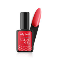 LACKY NAILS SOLAR GEL Lakier do paznokci, 12 Queen Red 10ml