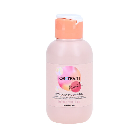 INEBRYA ICE CREAM RESTRUCTURING Szampon do włosów z keratyną 100ml