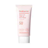 REAL BARRIER PEACH Nawilżający krem przeciwsłoneczny z efektem rozświetlającym SPF 50+ PA++++ 50ml
