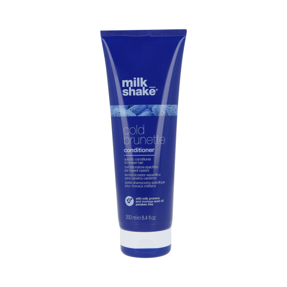 MILK SHAKE COLD BRUNETTE Niebieska odżywka do brązowych włosów 250ml