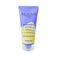 INEBRYA BLONDESSE NO YELLOW Maska do włosów blond, rozjaśnianych i siwych 100ml
