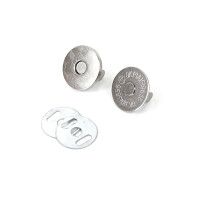 Magnes - zapięcie 18 mm kolor srebrny