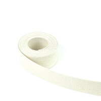 Taśma nośna 30 mm bawełniana beżowa (naturalna)