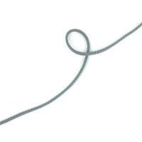 Sznurek bawełniany 5 mm szary