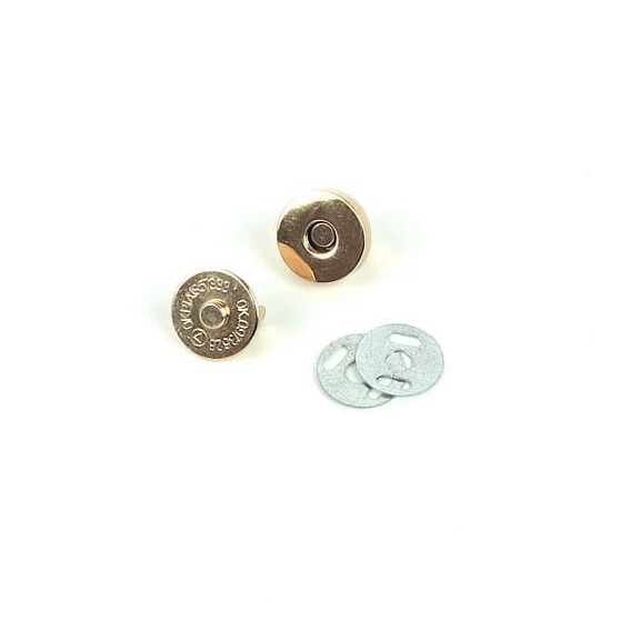 Magnes - zapięcie 14 mm kolor złoty