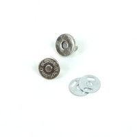 Magnes - zapięcie 14 mm kolor srebrny