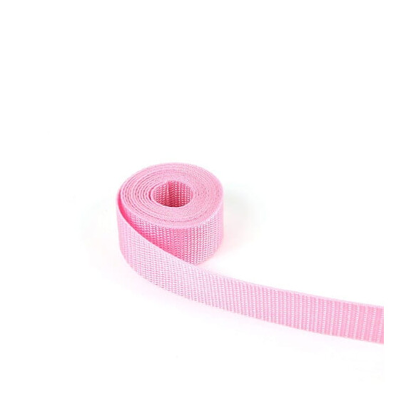Taśma nośna 30 mm 100%PP jasnoróżowa