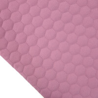 TKANINA WODOODPORNA Pikowana różowy brudny 352 - plaster miodu