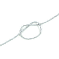 Sznurek bawełniany 3 mm pleciony szary