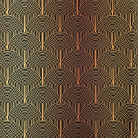 TKANINA WODOODPORNA OXFORD Art deco tęcza
