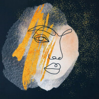 Panel wodoodporny 49x49 Twarz 1