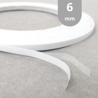 Taśma dwustronnie klejąca do tkanin 6 mm - 50 m