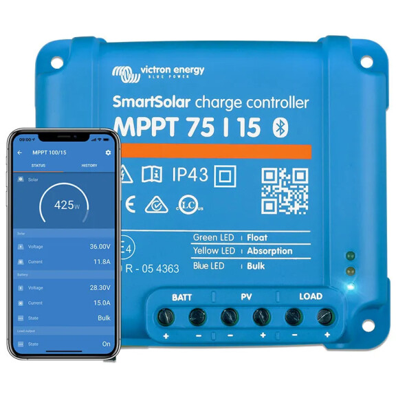Regulator Ładowania SmartSolar MPPT 75/15 Victron Energy SCC075015060R
