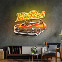 Klasyczny samochód HotRod NEON