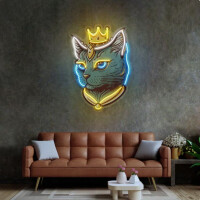 Kot król NEON