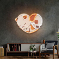 Kot i pies przyjaciele NEON