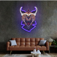 Krzyczący kot NEON