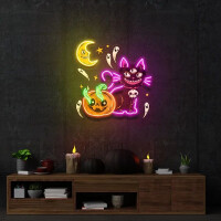 creepy kot NEON