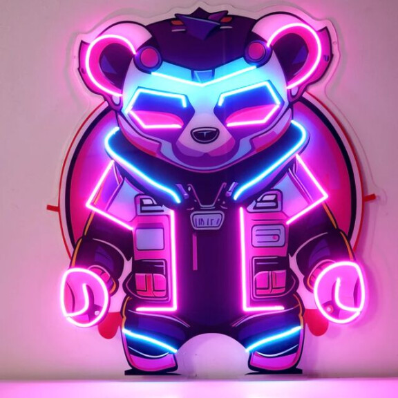 Cyber panda NEON