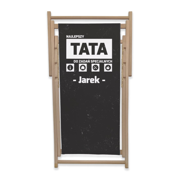 Leżak dla Taty - Dzień Ojca wzór DT01 | tata do zadań specjalnych