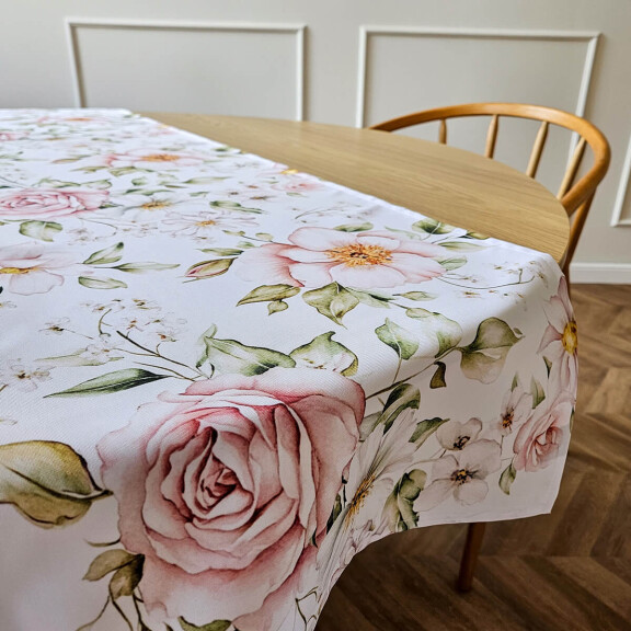 Bieżnik FLORAL wzór F46 | kwitnące róże
