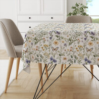 Obrus FLORAL wzór F44 | kwiatki i motyle
