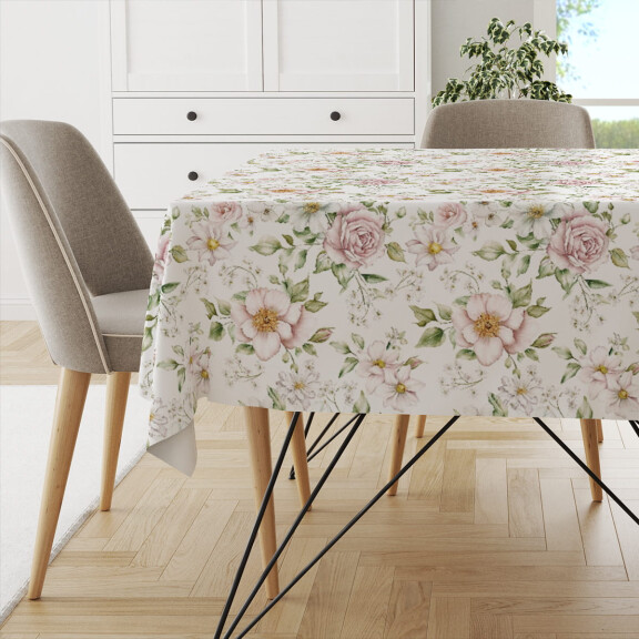 Obrus FLORAL wzór F46 | kwitnące róże