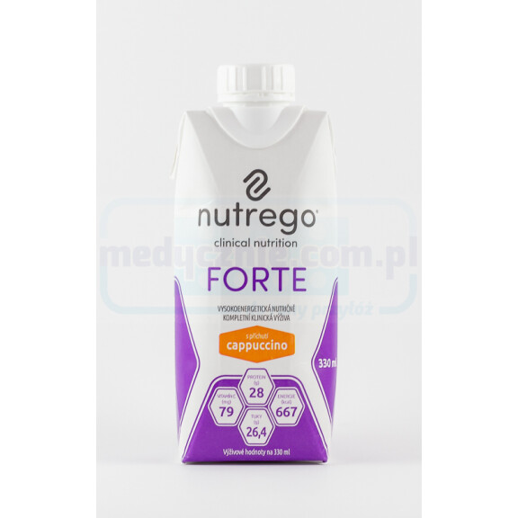 Nutrego Forte 330 ml Cappuccino kalorienreiche, proteinreiche Diät