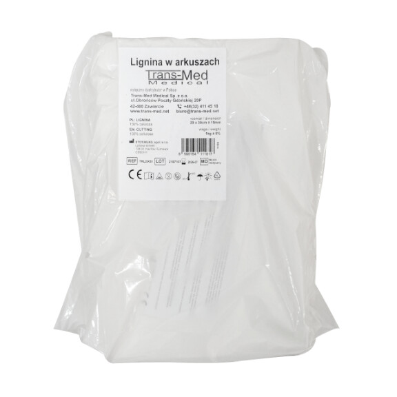 Lignin - Blatt 20*30cm 1kg weiß