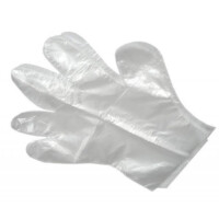 Folienhandschuhe 100Stk M