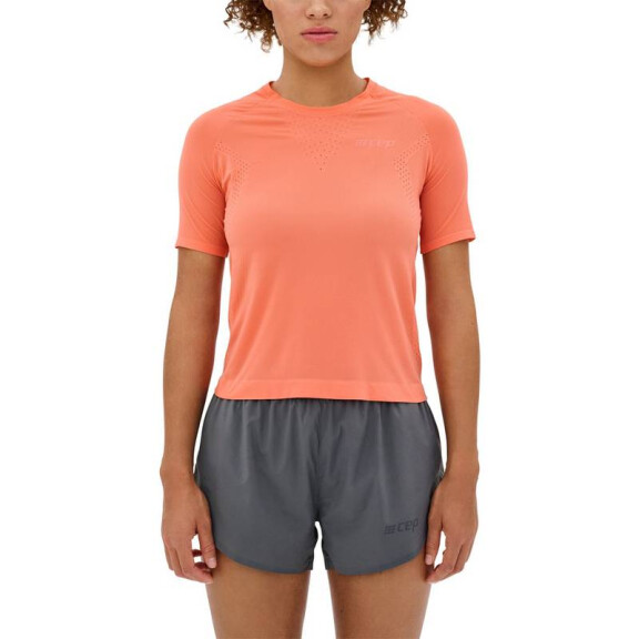 NOWA DAMSKA KOSZULKA CEP RUN ULTRALIGHT SEAMLESS SHIRT CORAL ROZMIAR S