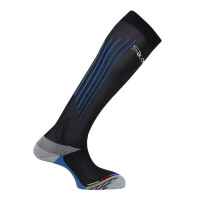 SALOMON WINTER COMPRESSION SOCKS BLACK/UNION BLUE SKARPETY NARCIARSKIE ROZMIAR S (36-38) <is>