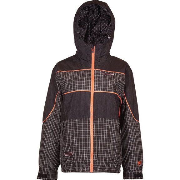 L1 NITRO LOVECAT JACKET WOMEN BLACK CHECK KURTKA SNOWBOARDOWA ROZMIAR S <is>