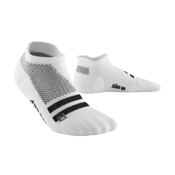 SKARPETY CEP TRAINING COMPRESSION SOCKS NO SHOW SOCKS WHITE ROZMIAR XL (45-48) UNISEX