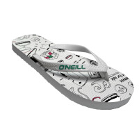 Nowe japonki/klapki O'neill FW Script Boy White, rozmiar 39
